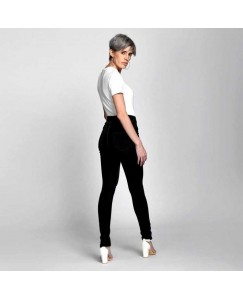 Women's Cotton Lycra Solid Skinny Fit Jeans 